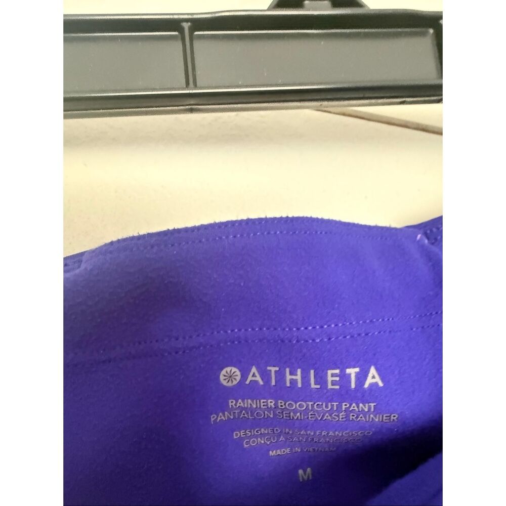Athleta Women’s Medium Purple Rainier Bootcut Pants - Picture 2 of 7